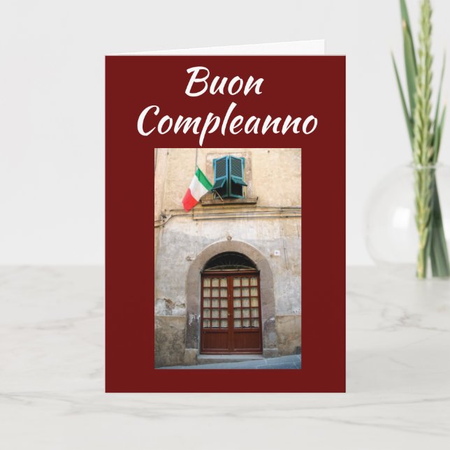 CARTE "BUON COMPLEANNO" *****ITALIEN**** ANNIVERSAIRE (Devant)