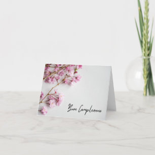 Carte Buon compleanno, Joyeux anniversaire italien