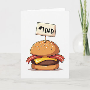 Carte Burger de la Fête des Pères Gourmet