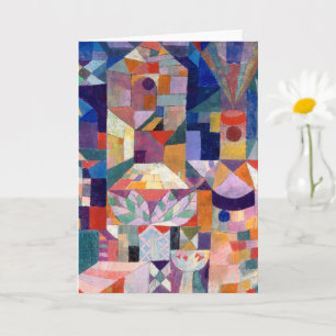 Carte Burggarten (Jardin du Château) - Paul Klee -