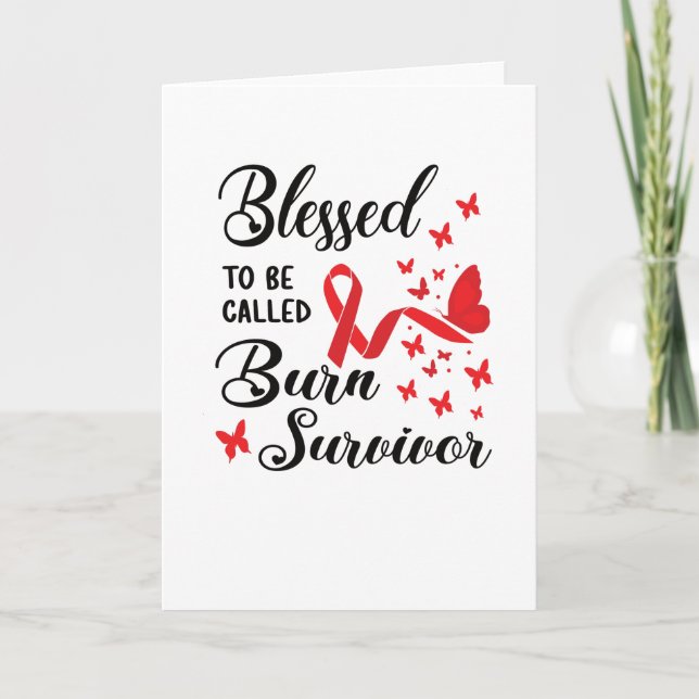 Carte Burn Survivor Don | Accident de brûlure de victime (Devant)