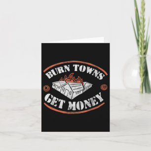 Carte Burns Towns Get Money Dig Fan Dit Fired House Bu