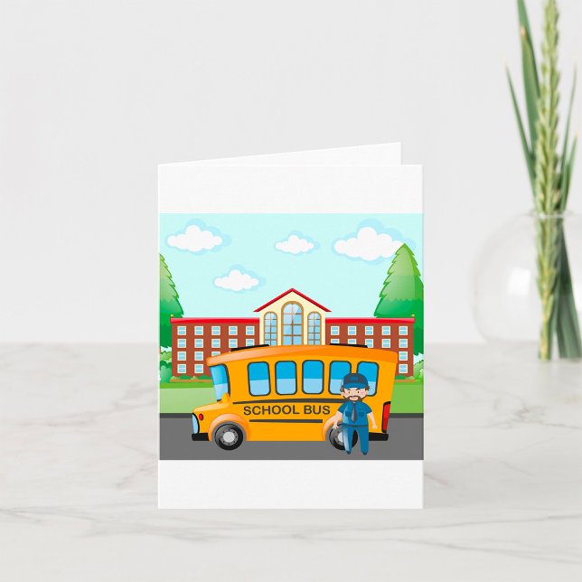 Carte Bus Et Chauffeur Scolaires (Créateur téléchargé)