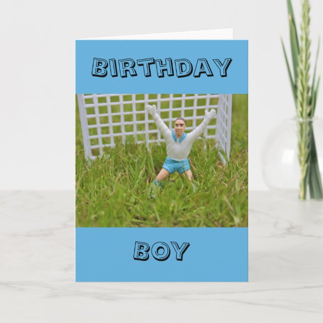 Carte But Keeper Birthday Boy Card (Devant)