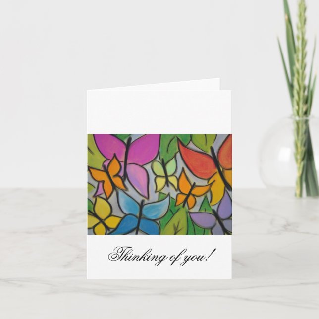 Carte Butterfly blank card (Devant)