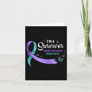 Carte Butterfly I'm A Survivor Suicide Prevention Award