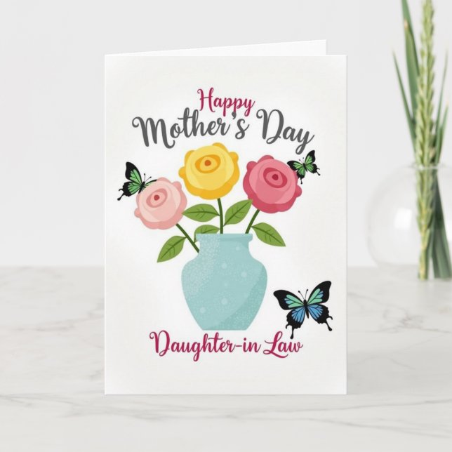 Carte Butterfly Mothers Day Greet Card (Devant)