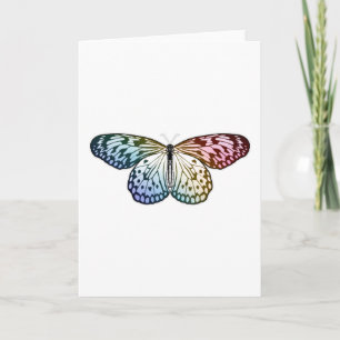 Carte Butterfly Rainbow