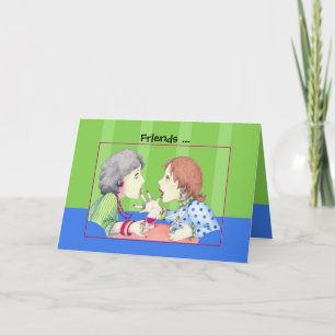 Carte Buzz blue Friends