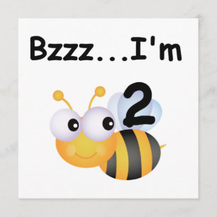 Carte Buzz Bumblebee 2e Anniversaire T-shirts et cadeaux