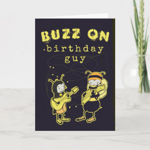 Carte Buzz Drôle Sur Rock Silly Anniversaire Humour Noir