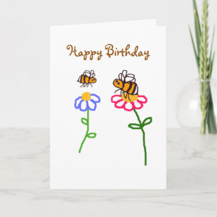 Carte BuzzAboutBees Joyeux Anniversaire Pour Vous