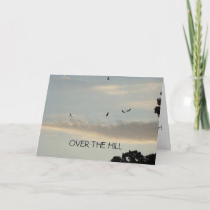 Carte Buzzards & Ciel du soir, au-dessus de la colline A