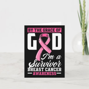 Carte By The Grace God I'm A Survivor Breast Cancer Surv