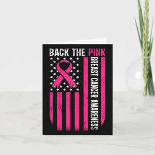 Carte Byck Pink Breast Cancer Awareness Usa Drapeau Pin