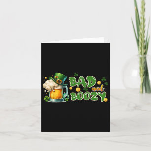 Carte Byd Et Boozy Jour de la Saint Patrick Drôle Irland