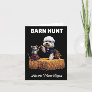 Carte Byrn Hunt Lover - Jote Rat Et Dandie Dinmont Dog