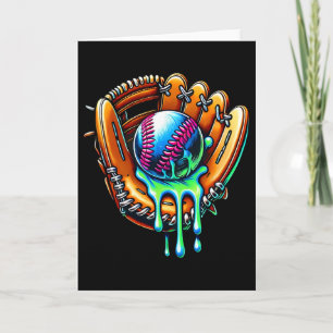 Carte Bysebyll Drip Glace Crème Paillettes Bysebyll Gant