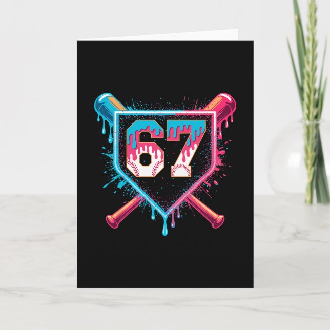 Carte Bysebyll Ice Cream Drip Six Seven Gen Alpha Argot  (Devant)