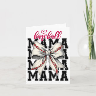 Carte Bysebyll Maman Coquette Bow Game Day Bysebyll Mama