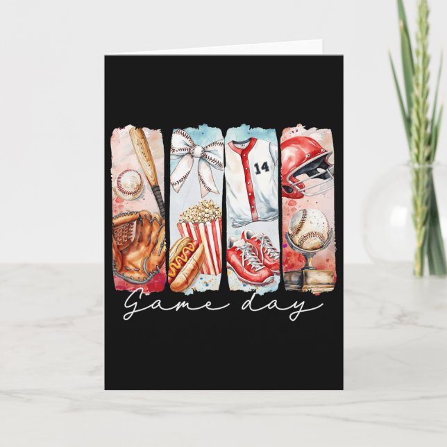 Carte Bysebyll Maman Coquette Bow Game Day Bysebyll Mama (Devant)