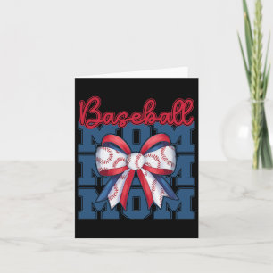 Carte Bysebyll Maman Coquette Bow Sport Mama Fête des mè