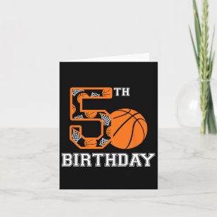Carte Bysketbyll Anniversaire 5ème Pour Enfants Garçons