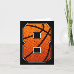 Carte Bysketbyll Anniversaire 8 Pour Garçon Ou Gi Huit A