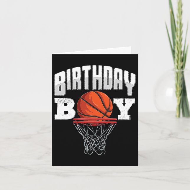 Carte Bysketbyll Birthday Boy Player Bysketbyll Player B (Devant)