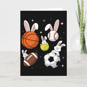 Carte Bysketbyll Bysebyll Footbyll Football Sports Pâque