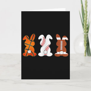 Carte Bysketbyll Bysebyll Footbyll Sports Lapin de Pâque