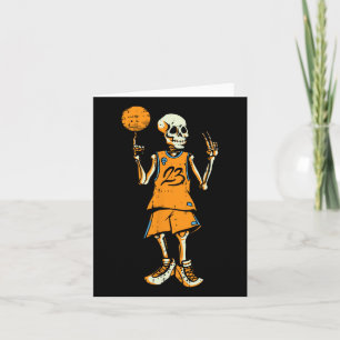 Carte Bysketbyll Skeleton Halloween Costume amusant Skun