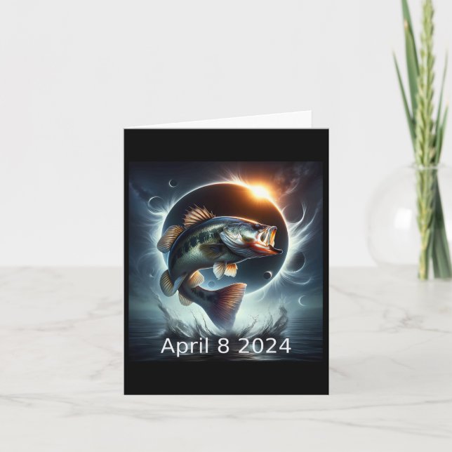 Carte Byss Fish Solar Eclipse 8 avril 2025 (Devant)