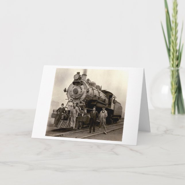 Carte C. 1905 Railroad Train (Devant)