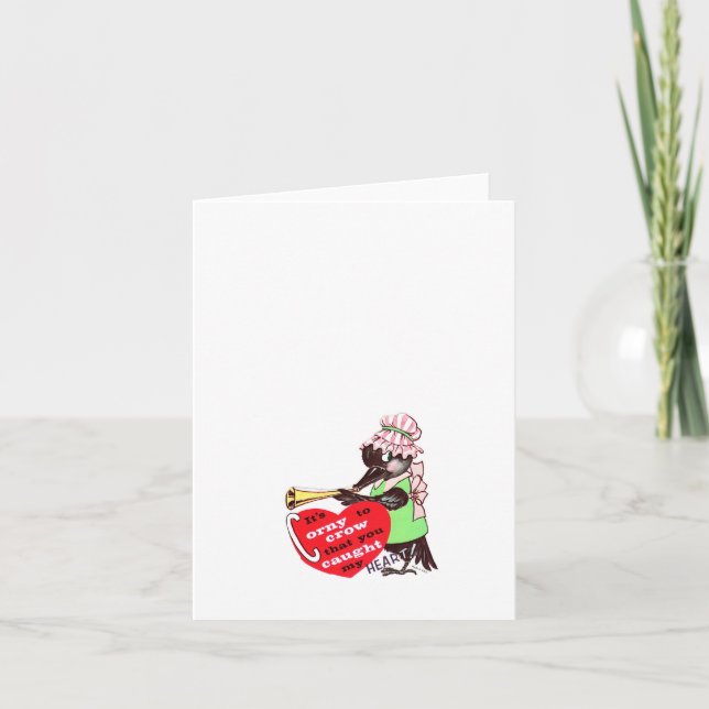 Carte C vintage pour Crow Valentine (Devant)