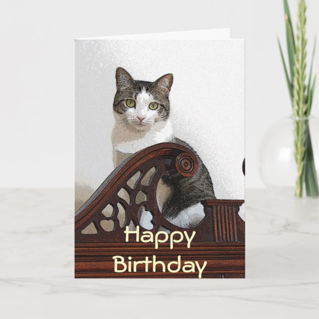 Carte CA anniversaire Kitty (Devant)