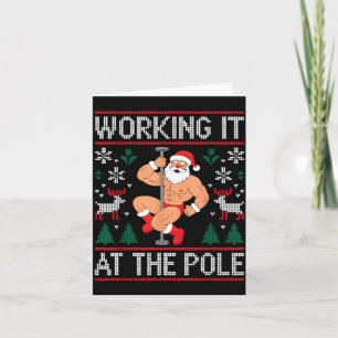 Carte Ça Déchire Au Le Père Noël Drôle Danse Noël Moche