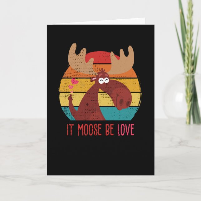 Carte Ça doit être l'amour Funny Valentines Day Retro (Devant)