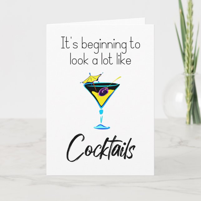 Carte Ça ressemble de plus en plus à des cocktails (Devant)