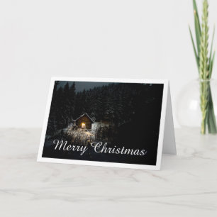 Carte Cabane Mystique de Noël en Profonde Forêt