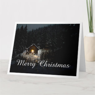 Carte Cabane Mystique de Noël en Profonde Forêt
