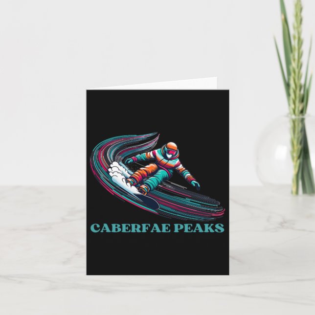 Carte Caberfae Peaks Michigan Snowboard (Devant)