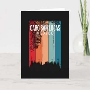 Carte Cabo San Lucas Mexique Rétro 