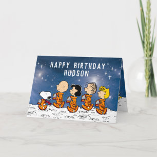 Carte cacahuètes Anniversaire de l'espace