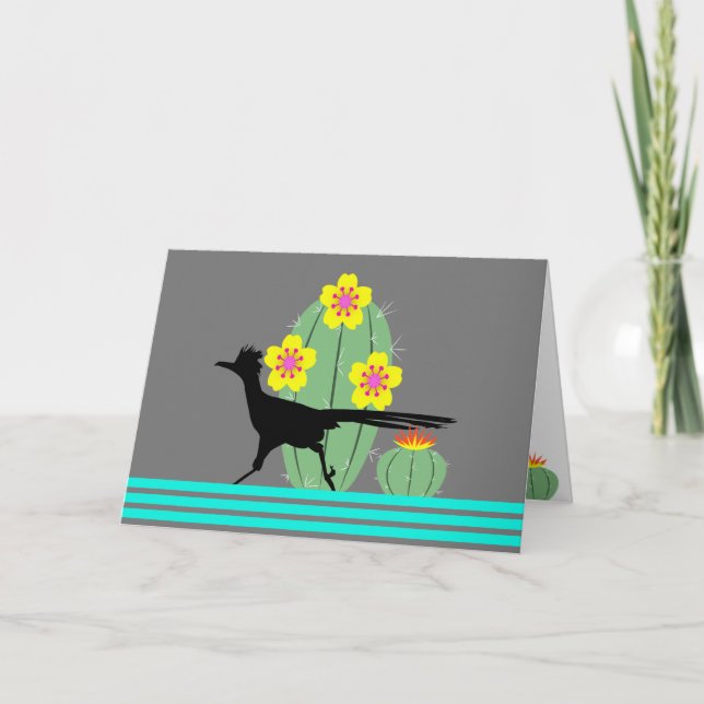 Carte Cacti And Roadrunners (Devant)