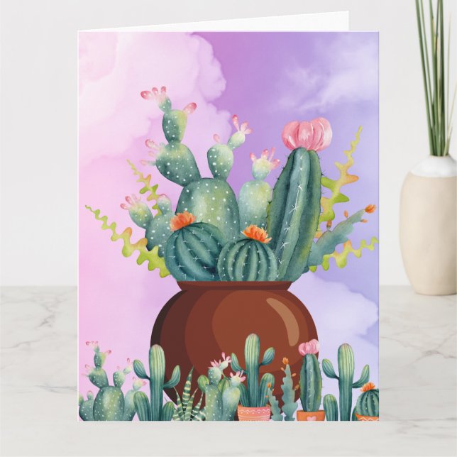 Carte Cactus (Devant)