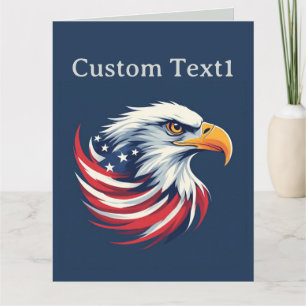 Carte Cadeau Aigle américain pour lui – Œuvre d'art patr