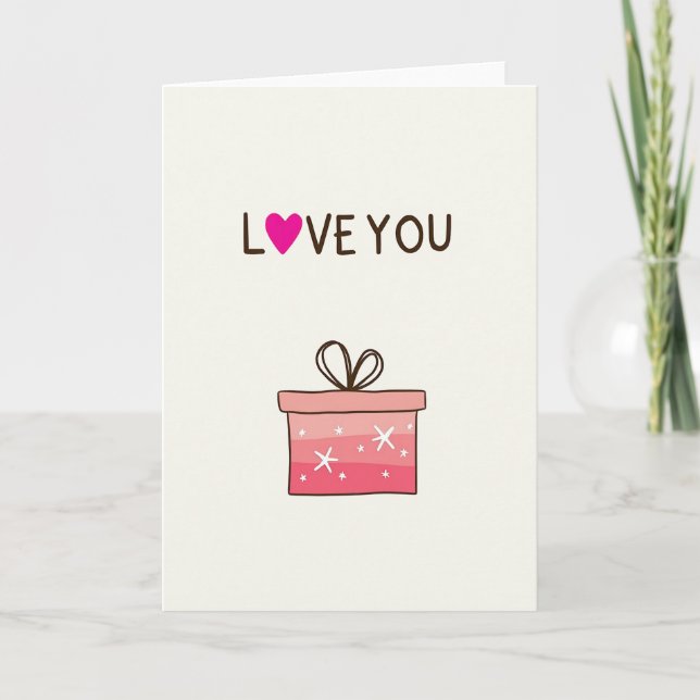 Carte Cadeau Amour Sincère (Devant)