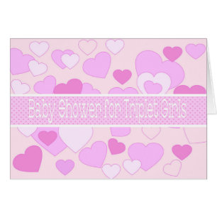 Carte cadeau Baby shower Triplets