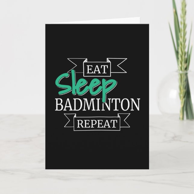 Carte Cadeau Badminton (Devant)